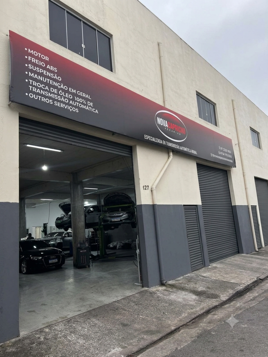 Fachada da Oficina Nova Capricho em Barueri